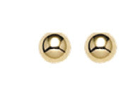 Inverness 11C - 24k Plated 4mm Ball Post Earrings | Absolute Beauty Source