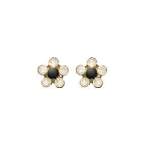Inverness 835C-1 24KT CZ Earrings Crystal FLOWER MARTINIQUE | Absolute Beauty Source