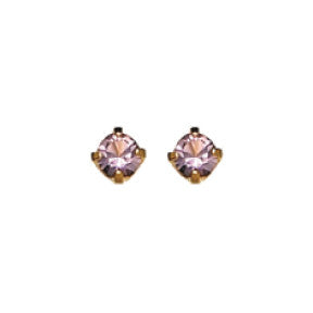 Inverness 86C - 24KT CZ Earrings 3MM Alexandrite TIFFANY june | Absolute Beauty Source