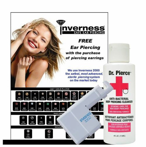 Inverness Ear Piercing Intro #1 - 12 Piece Intro Deal