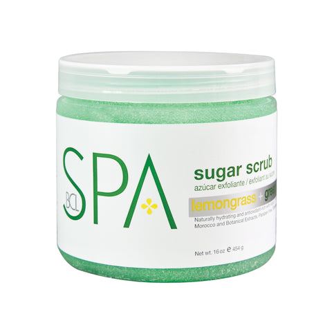 BCL SPA Lemongrass & Green Tea Sugar Scrub 16 oz