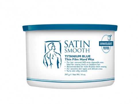 Satin Smooth Titanium Blue Hard Wax SSW14MPG | Absolute Beauty Source