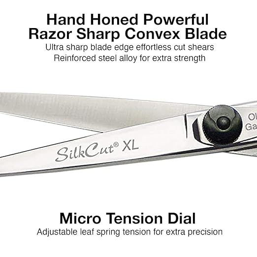 Olivia Garden SilkCut XL 6" Barber Shear & Thinner SK-C01XL