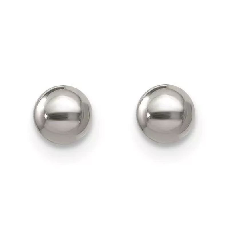 Inverness 111E - Titanium 4mm Ball Long Post Earrings