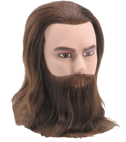 BaByliss Pro Deluxe Male Mannequin with Beard and Moustache | Absolute Beauty Source