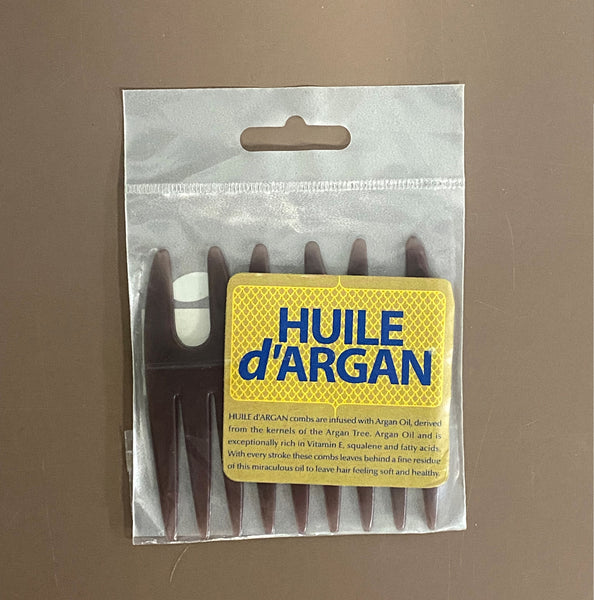 Detangler Double Pik Comb infused with Argan Oil - Huile d'Argan