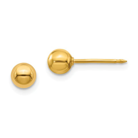 Inverness 14k 5mm Ball Post Earrings 3E