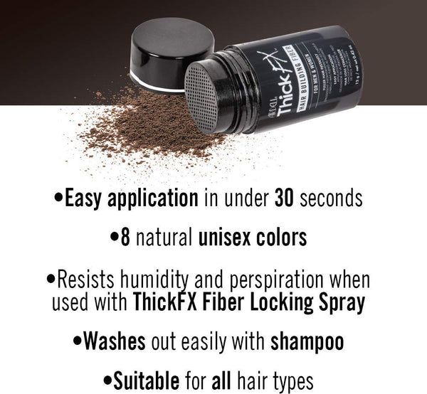 Ardell - Thick FX Hair Building Fiber Medium Brown 12g