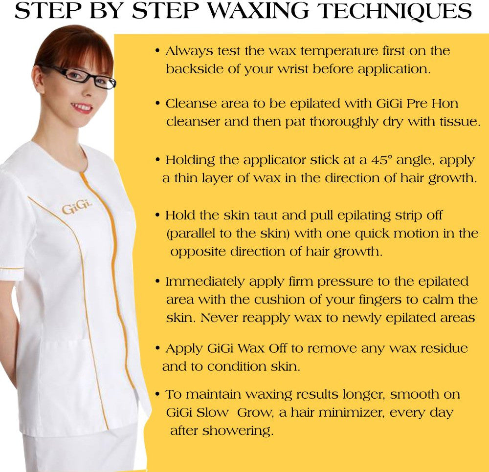 GiGi Large Applicators For Waxing Large Areas & All Types of Wax