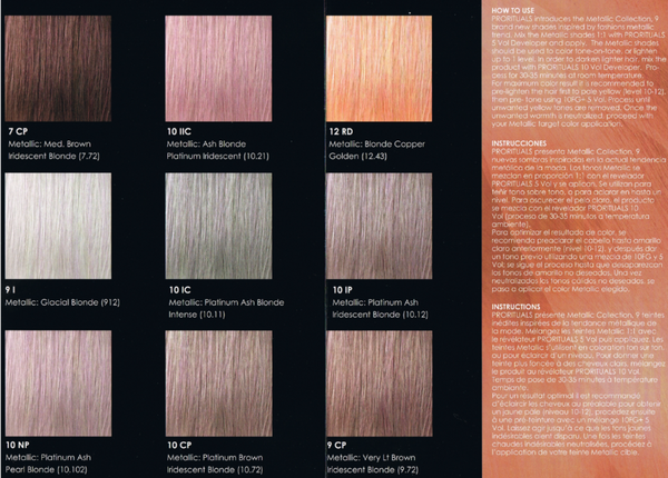 ProRituals Hair Color Cream: Metallics
