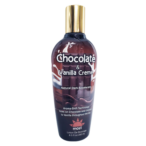 Chocolate & Vanilla Creme Natural Dark Accelerator - Tanning Lotion 8.5 oz