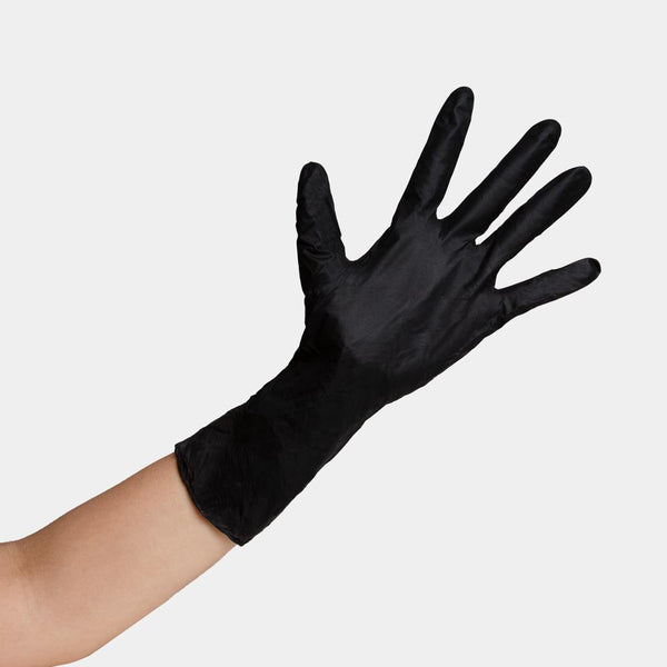 Color Me Fab Reusable Black Latex Gloves | Absolute Beauty Source
