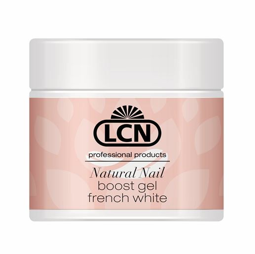 LCN Natural Nail Boost Gel French White 5ml | Absolute Beauty Source