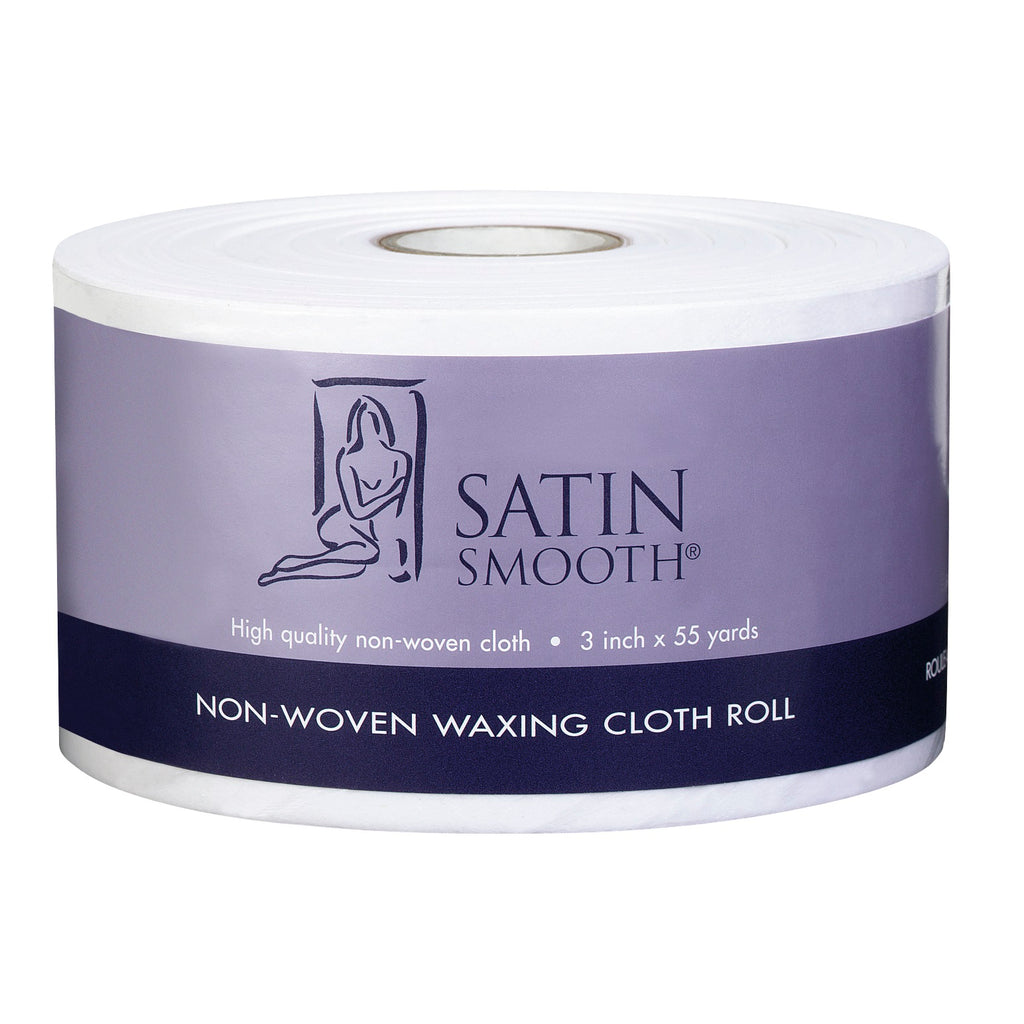 Satin Smooth Non-Woven Waxing Cloth Roll 3 inch X 55 yards SSWA09