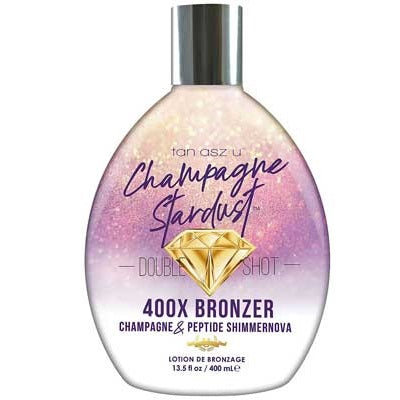 Champagne Stardust 400X Doubler Shot Bronzer Tanning Lotion 13.5 oz