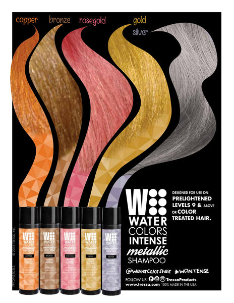 Tressa Watercolors Intense Metallic Shampoo | Absolute Beauty Source
