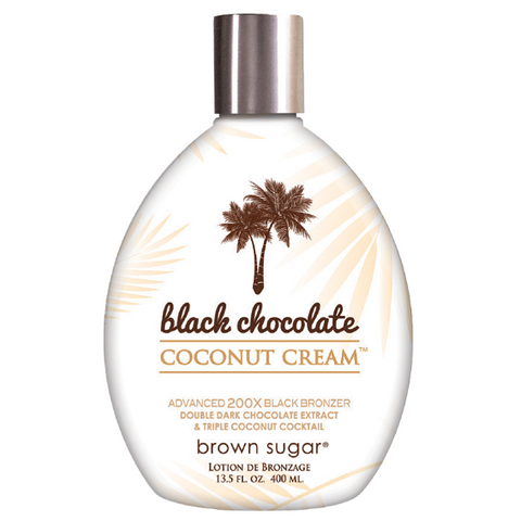 Black Chocolate Coconut Cream - Advanced 200X Black Bronzer - Tanning Lotion