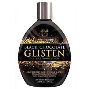 Black Chocolate Glisten - Advanced 200X Black Bronzing Glotion - Tanning Lotion