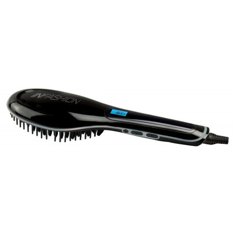 IN FASHION Professional Hair Straightener Brush | Absolute Beauty Source
