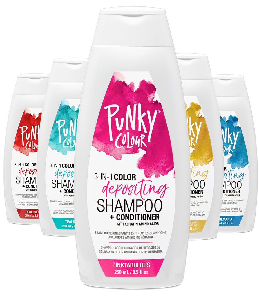 Punky Colour 3-IN-1 Color Depositing Shampoo & Conditioner