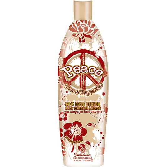 Peace, Love & Happiness 10X Fast Action - Dark Tanning Lotion