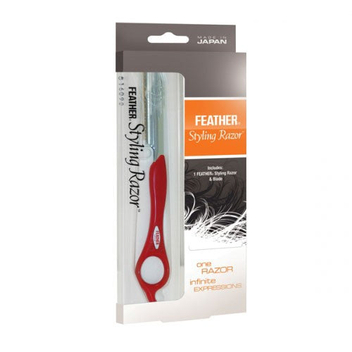 Feather Texturizing Styling Razor Red